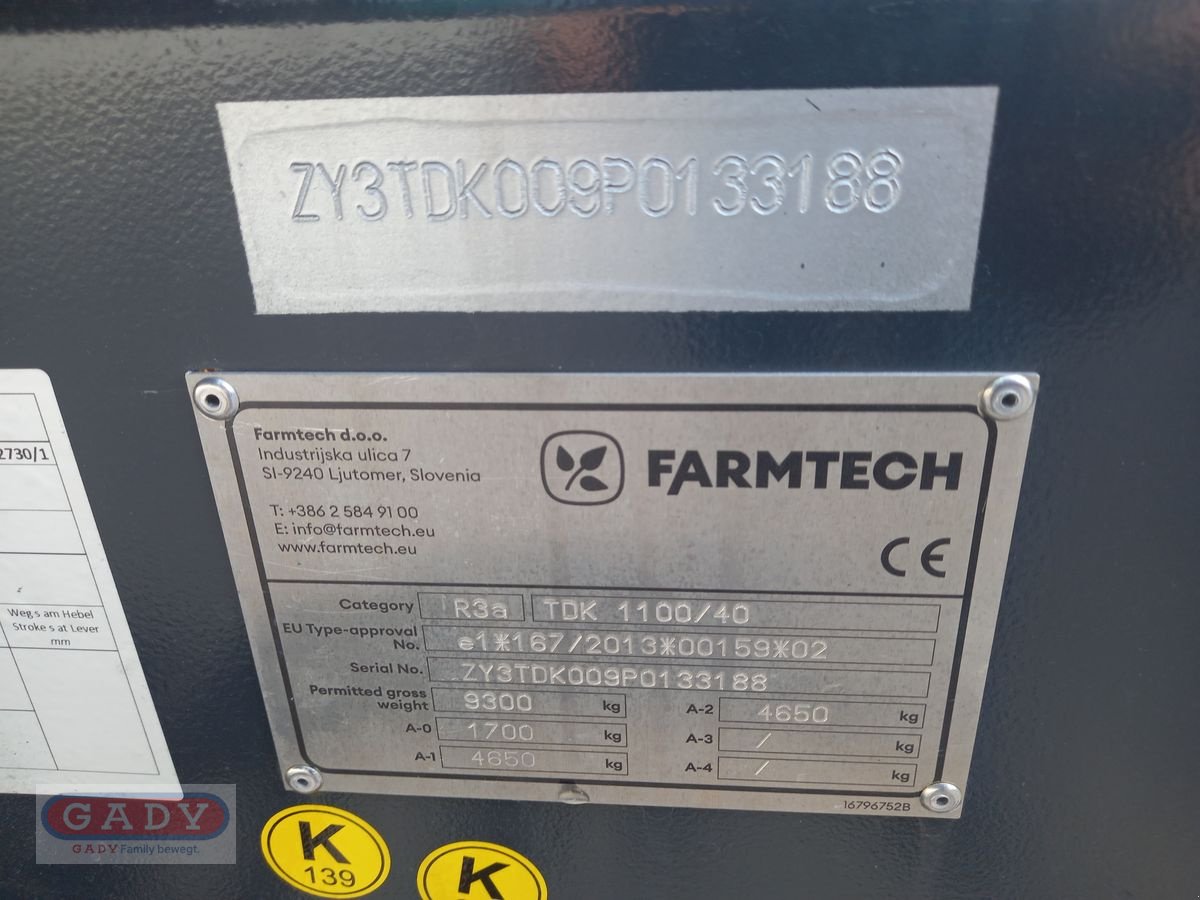 Kipper типа Farmtech TDK 1100S, Neumaschine в Lebring (Фотография 16)