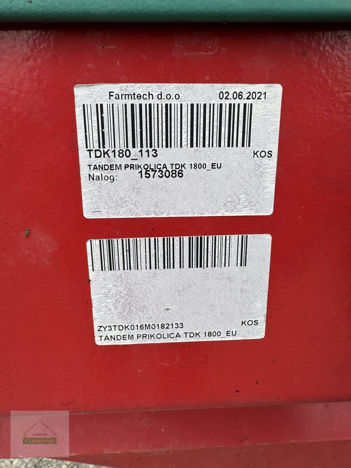 Kipper tip Farmtech TDK 1800, Gebrauchtmaschine in Hartberg (Poză 12)