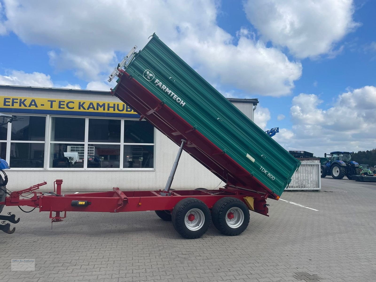 Kipper del tipo Farmtech TDK 800, Neumaschine en Erlbach (Imagen 6)