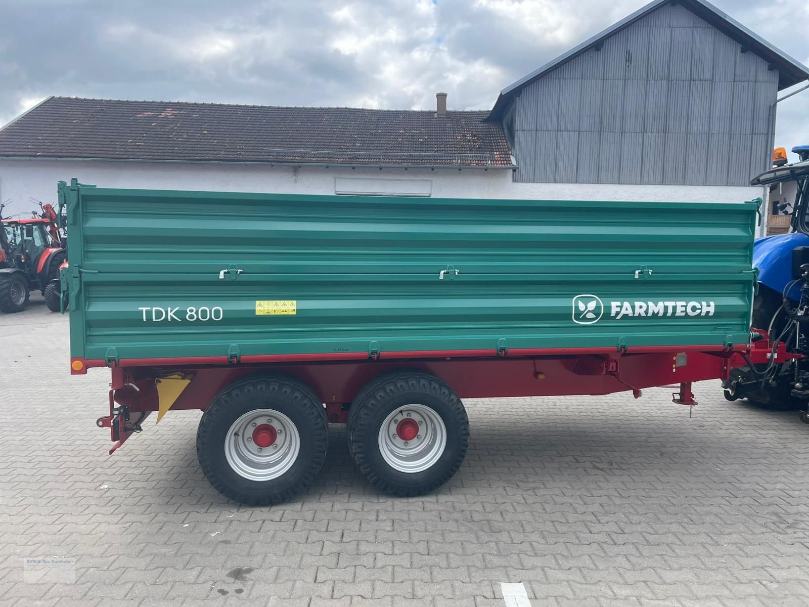 Kipper del tipo Farmtech TDK 800, Neumaschine en Erlbach (Imagen 1)