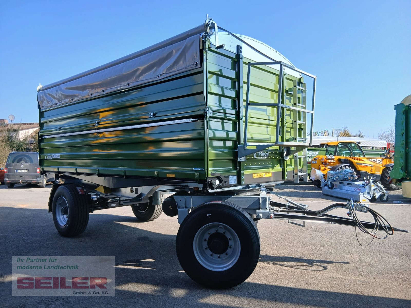 Kipper Türe ait Fliegl DK 180 MAXUM FOX, Neumaschine içinde Ansbach (resim 2)