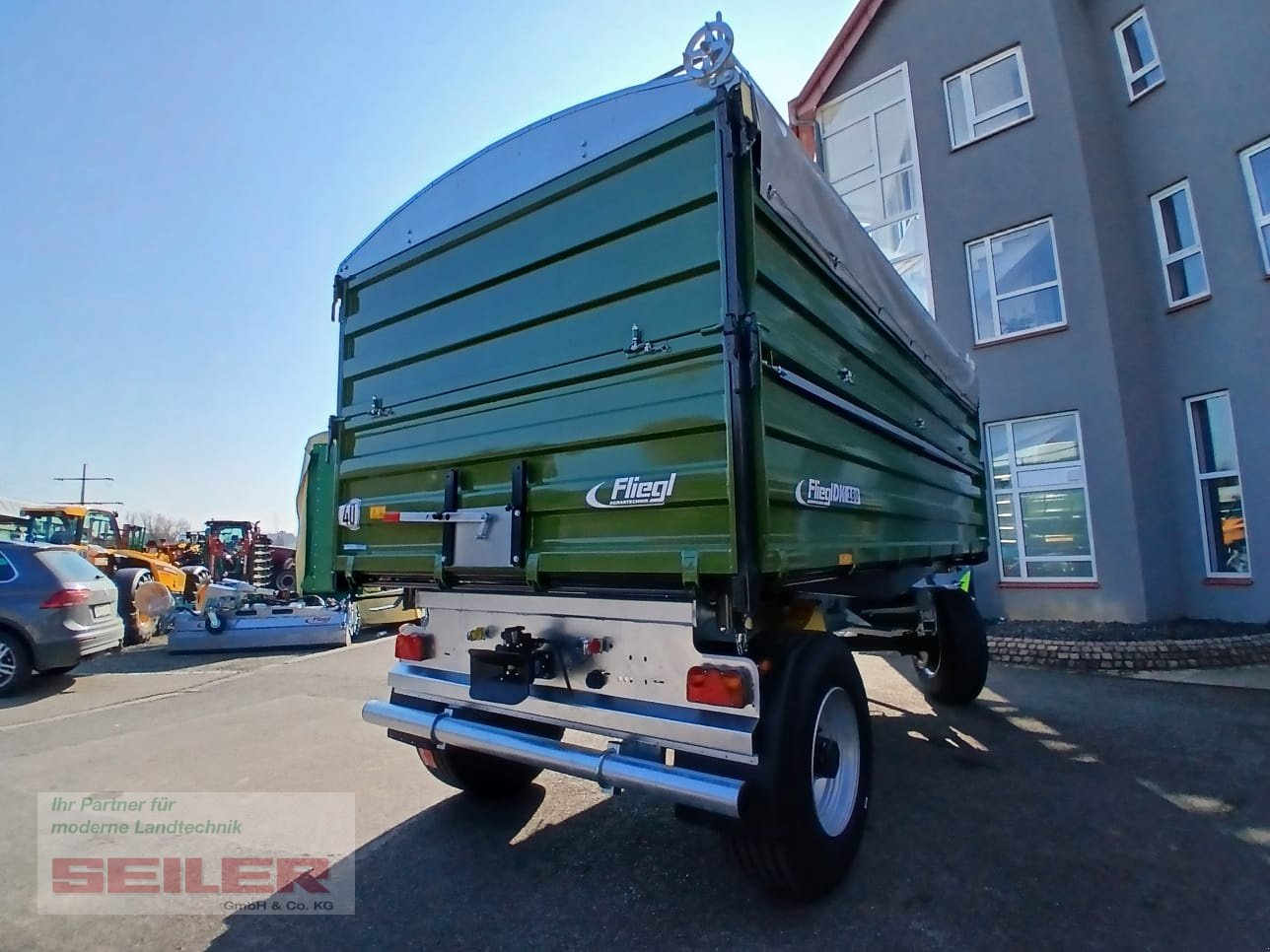 Kipper Türe ait Fliegl DK 180 MAXUM FOX, Neumaschine içinde Ansbach (resim 5)