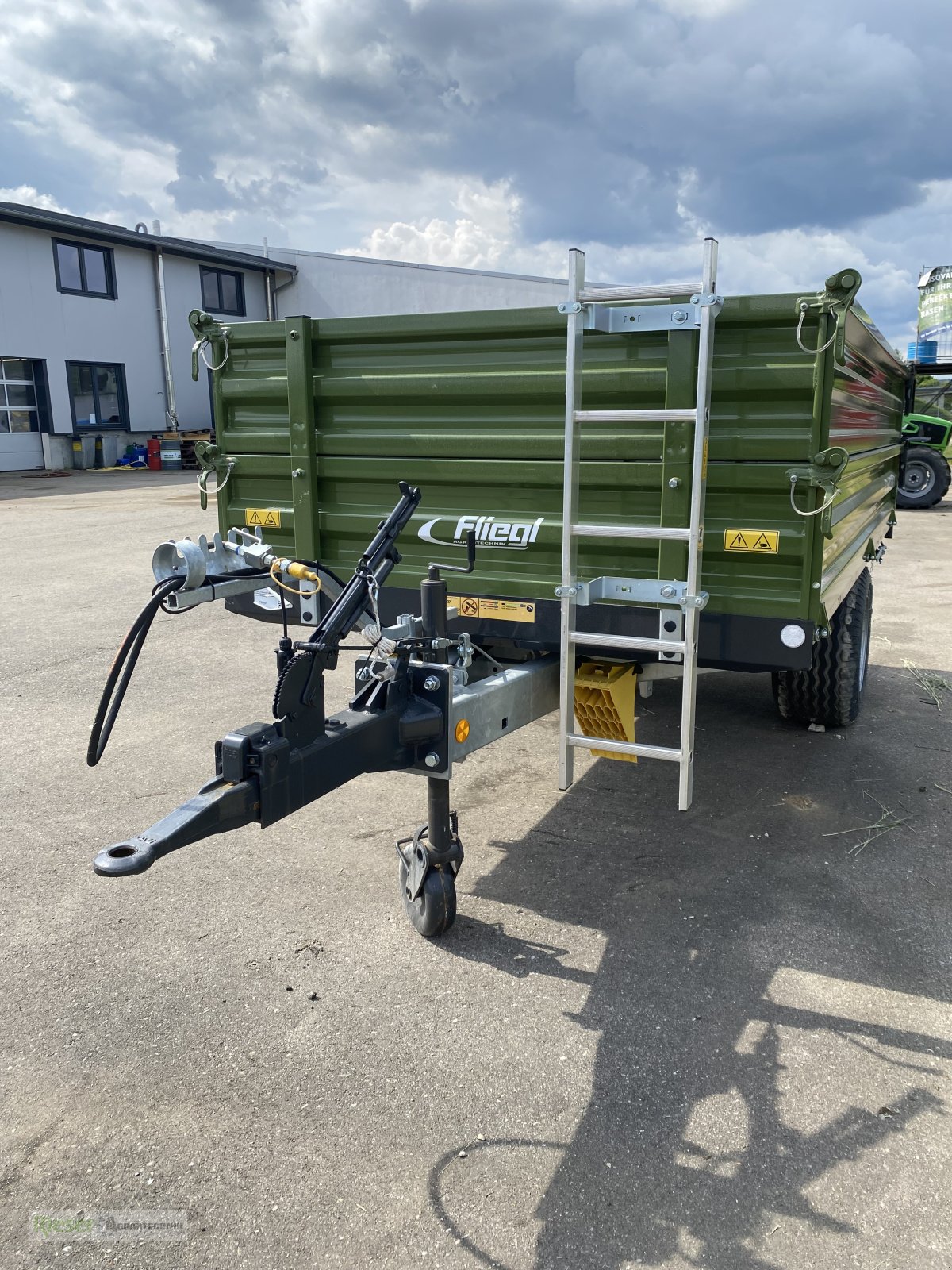 Kipper typu Fliegl EDK 50 "Einachskipper mit Bordwände", Neumaschine v Nördlingen (Obrázek 2)