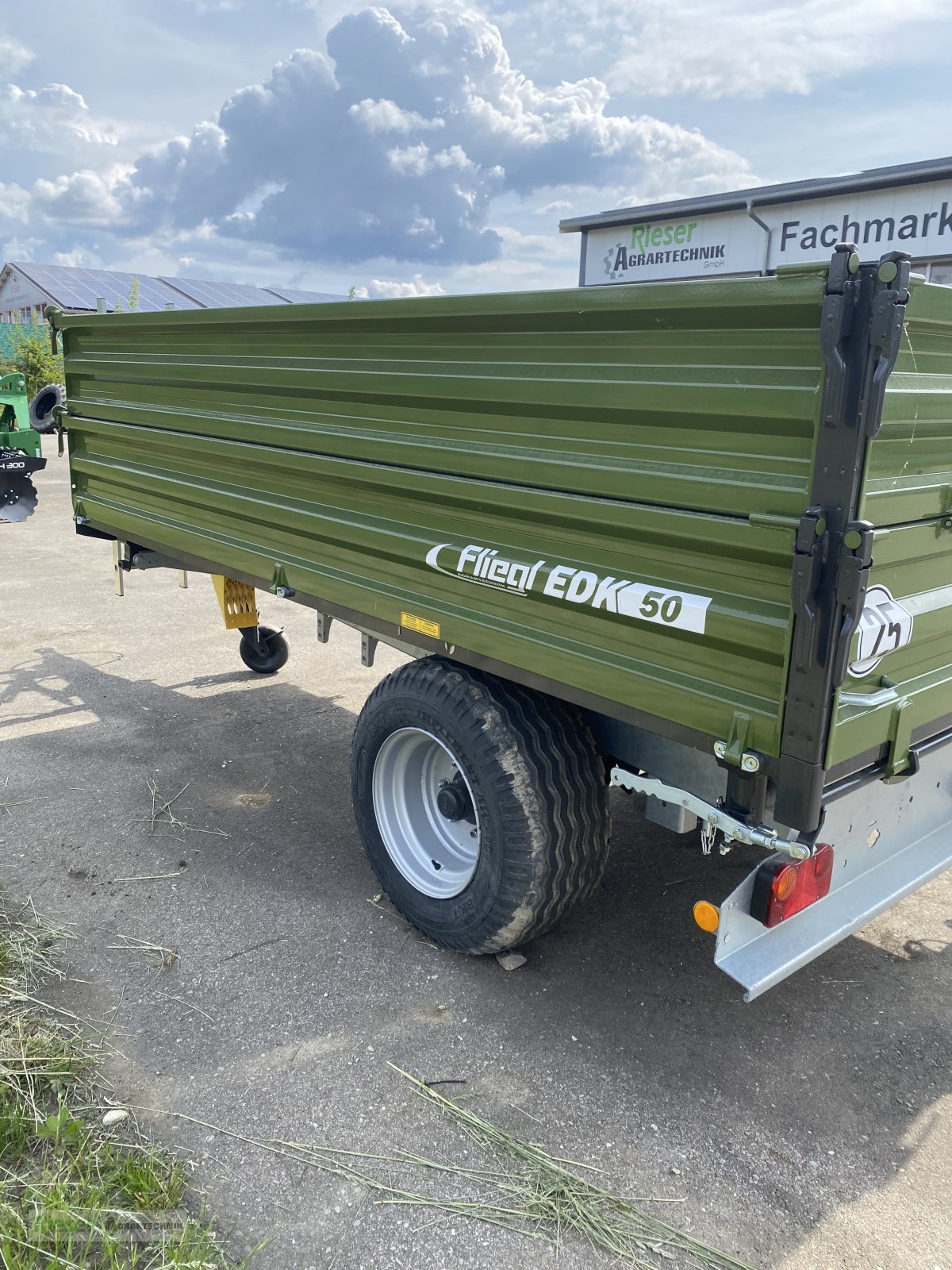 Kipper typu Fliegl EDK 50 "Einachskipper mit Bordwände", Neumaschine v Nördlingen (Obrázek 3)