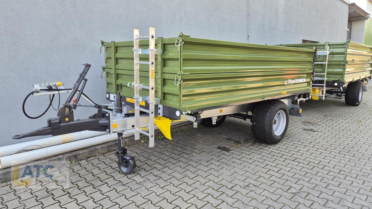 Kipper des Typs Fliegl EDK 50 FOX 40+40CM 15.0/75-17, Neumaschine in Groß-Gerau (Bild 2)