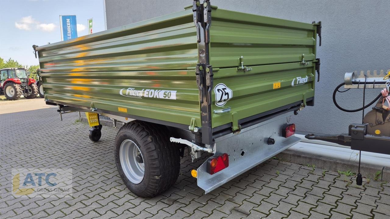 Kipper des Typs Fliegl EDK 50 FOX 40+40CM 15.0/75-17, Neumaschine in Groß-Gerau (Bild 3)