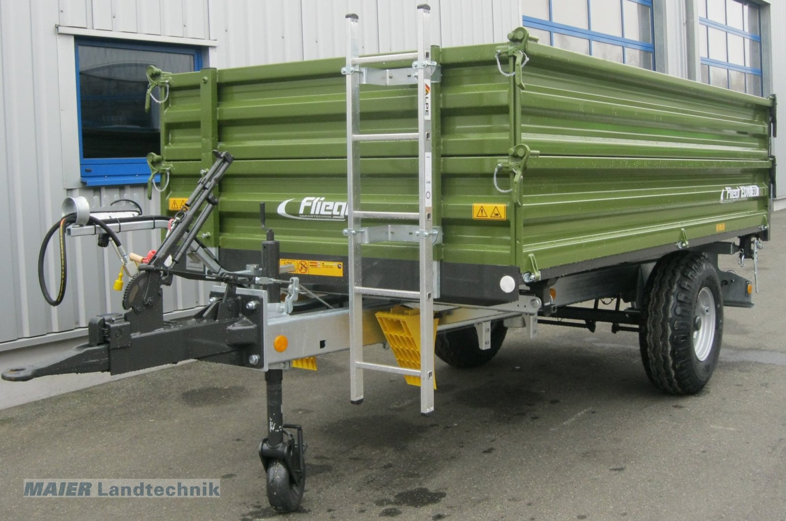 Kipper del tipo Fliegl EDK 50 FOX, Neumaschine In Dieterskirchen (Immagine 2)