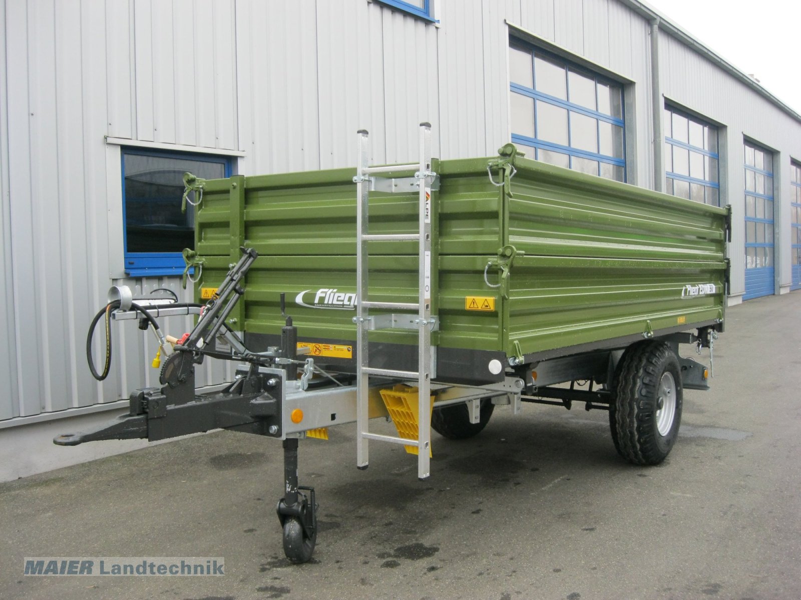 Kipper del tipo Fliegl EDK 50 FOX, Neumaschine In Dieterskirchen (Immagine 3)