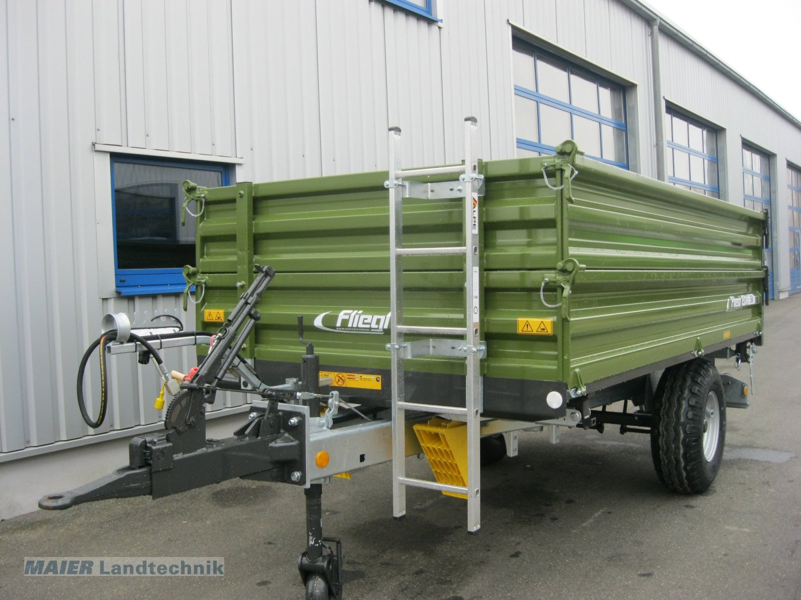 Kipper del tipo Fliegl EDK 50 FOX, Neumaschine In Dieterskirchen (Immagine 5)