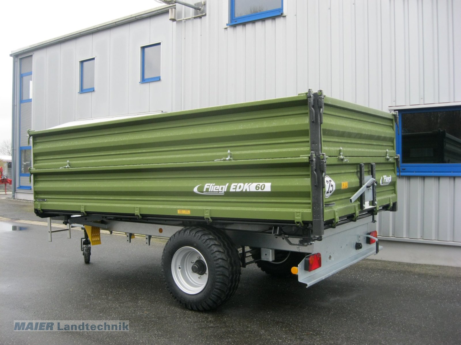 Kipper del tipo Fliegl EDK 60 FOX, Neumaschine In Dieterskirchen (Immagine 2)