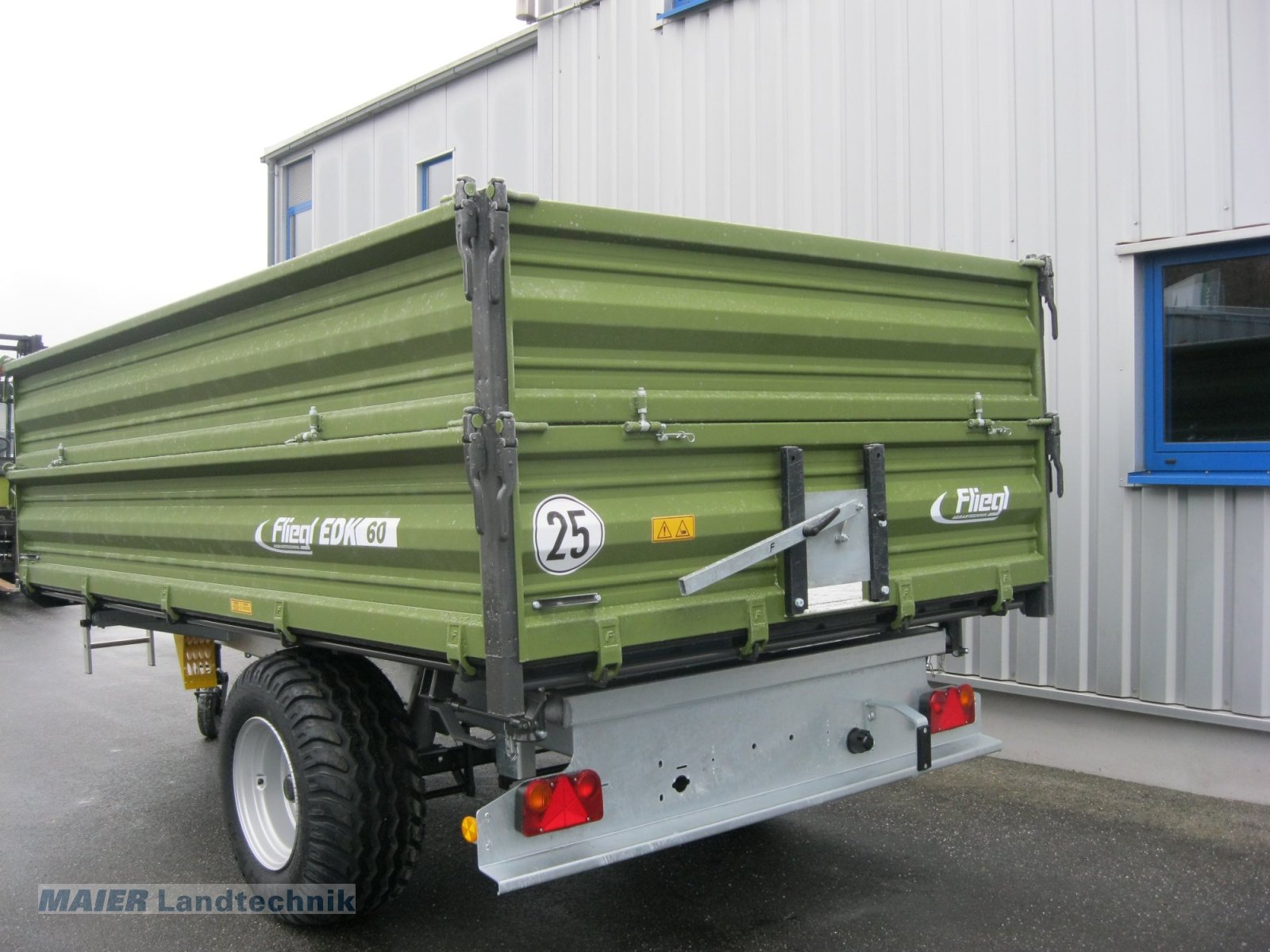 Kipper del tipo Fliegl EDK 60 FOX, Neumaschine In Dieterskirchen (Immagine 3)