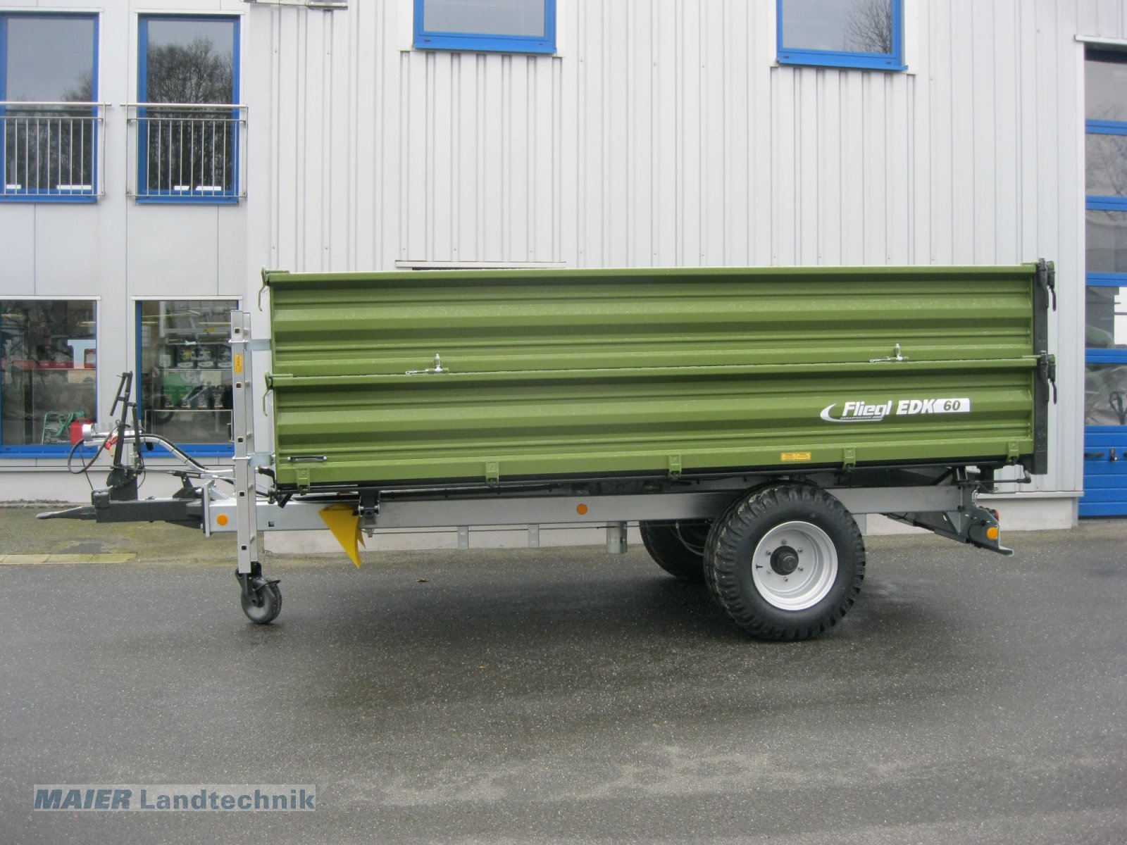 Kipper del tipo Fliegl EDK 60 FOX, Neumaschine In Dieterskirchen (Immagine 4)