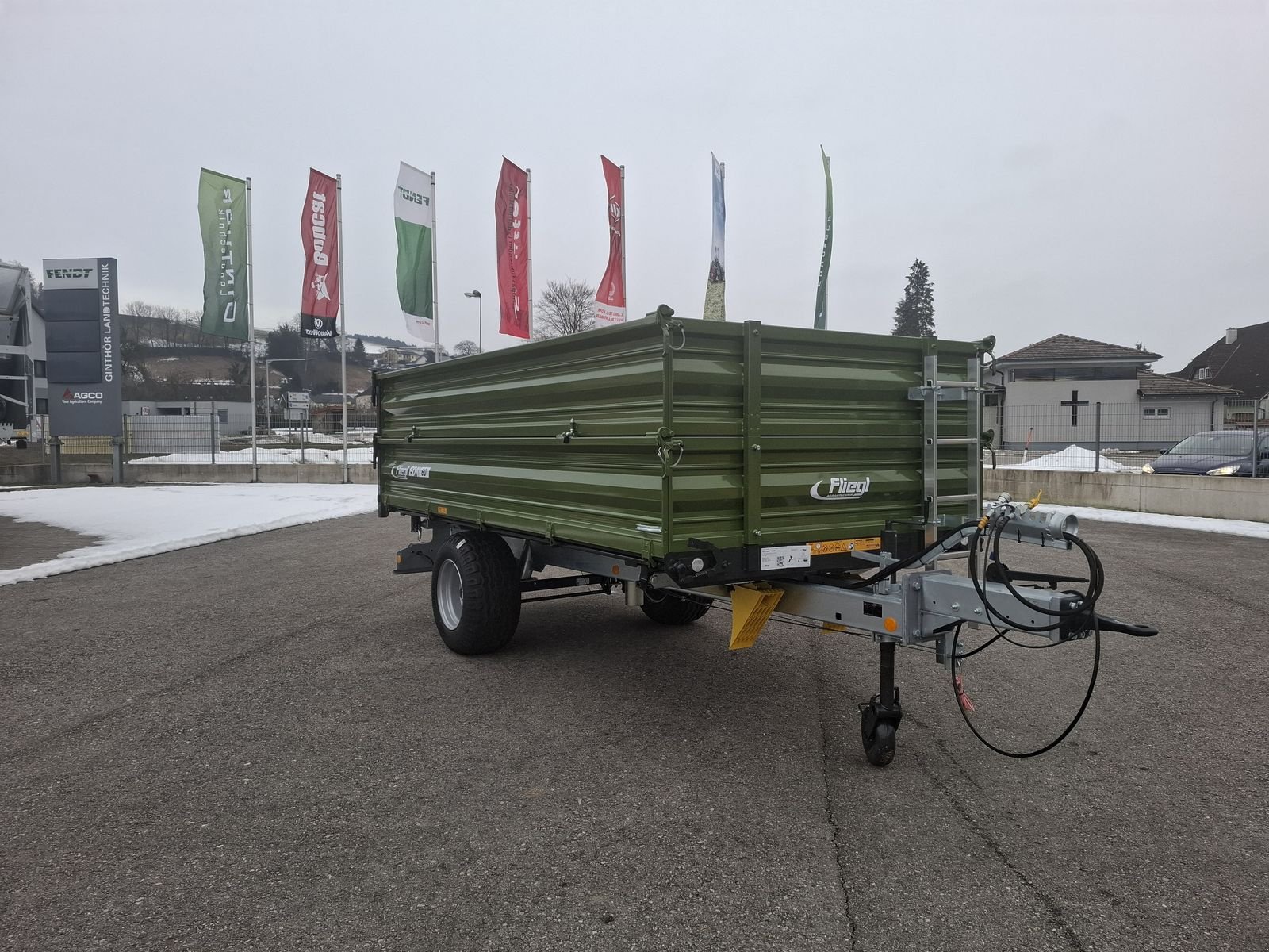 Kipper del tipo Fliegl EDK 60, Gebrauchtmaschine In Saxen (Immagine 2)