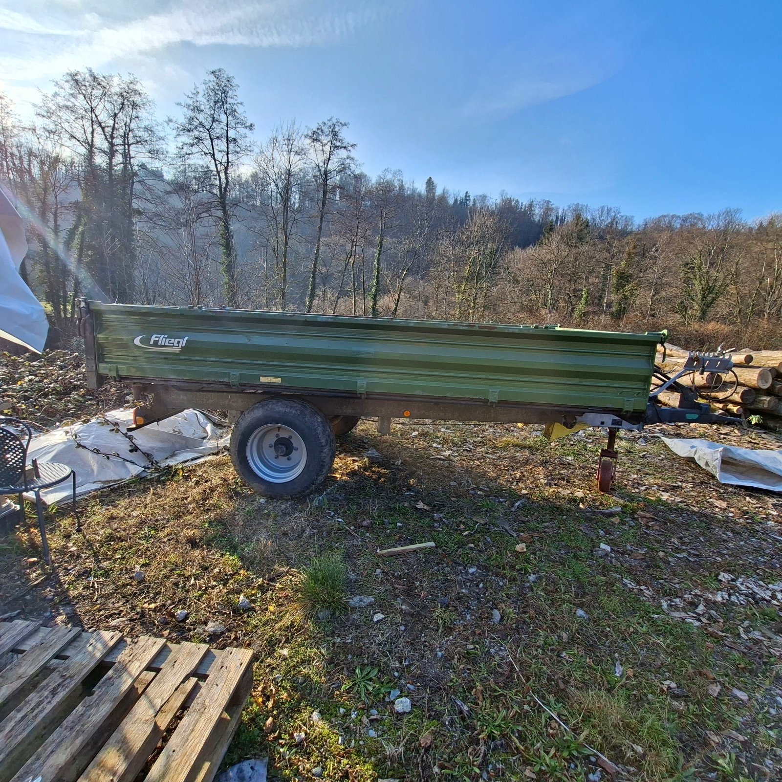 Kipper tipa Fliegl EDK 60, Gebrauchtmaschine u Wehr (Slika 1)