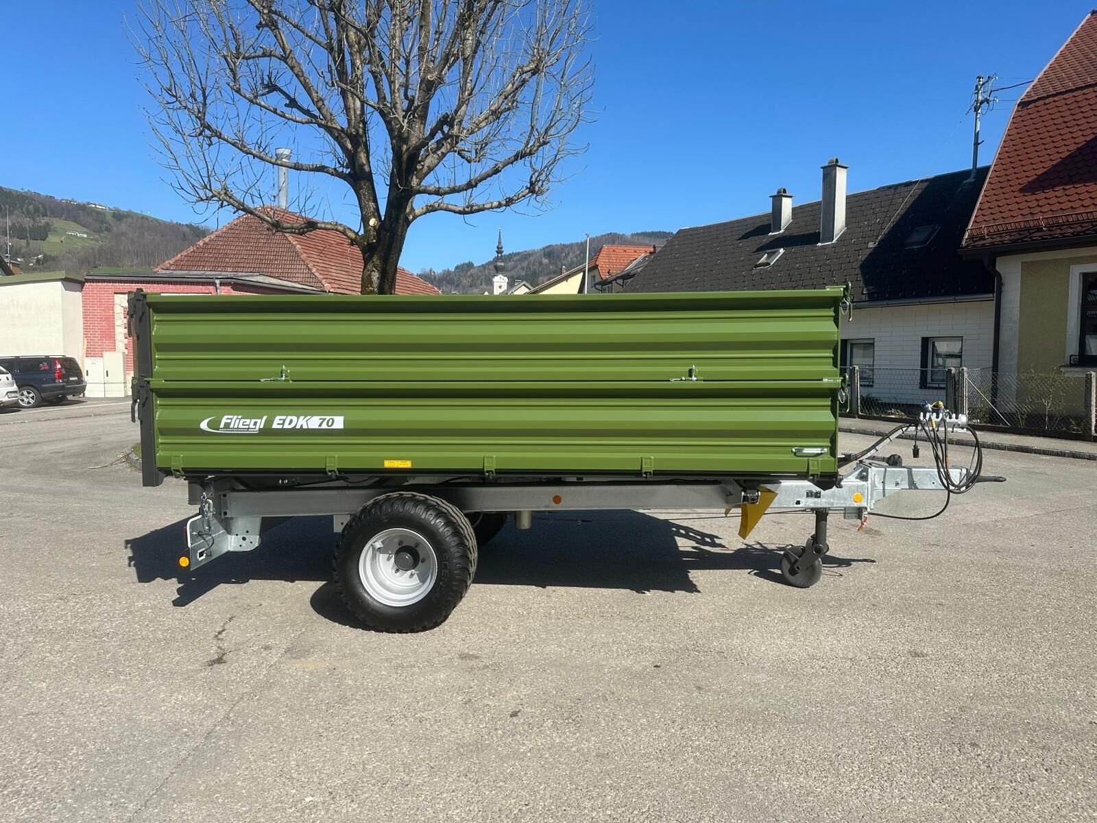 Kipper του τύπου Fliegl EDK 70, Neumaschine σε Kirchdorf (Φωτογραφία 7)