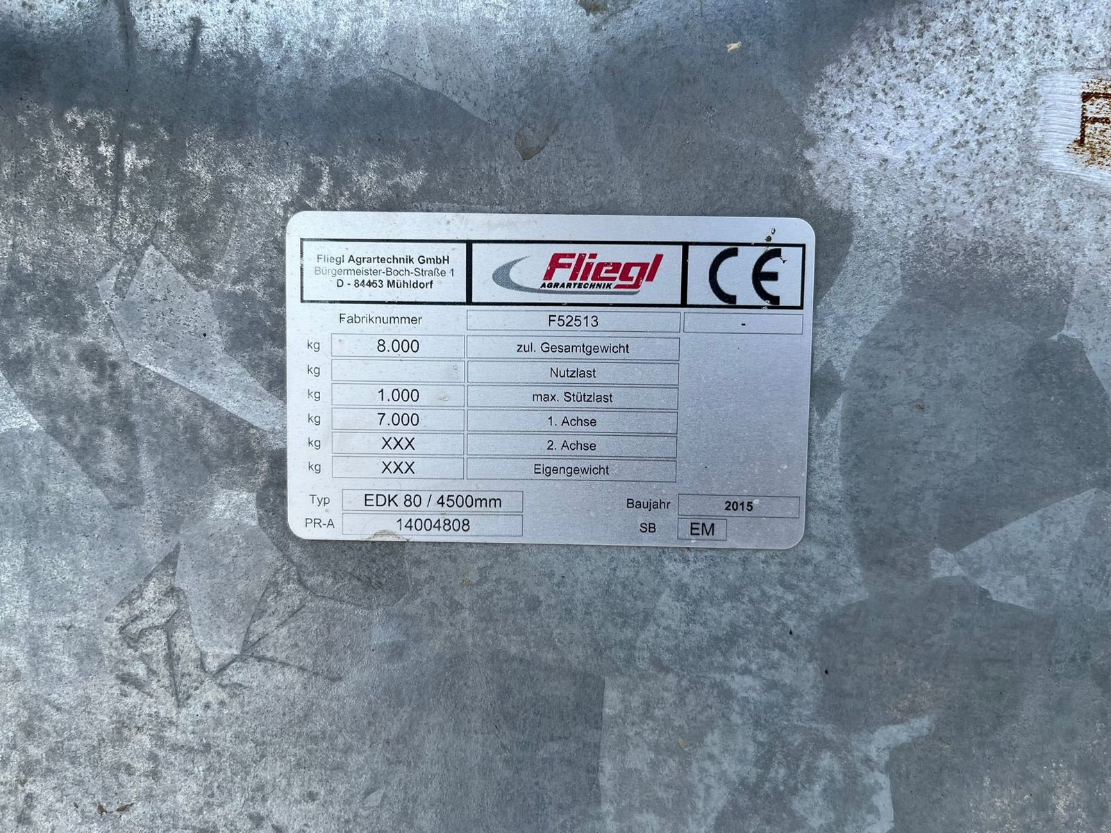 Kipper tipa Fliegl EDK 80, Gebrauchtmaschine u NATTERNBACH (Slika 13)