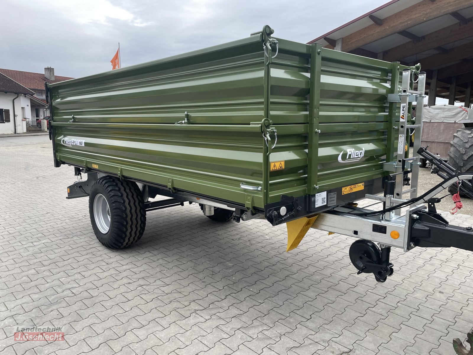 Kipper του τύπου Fliegl EDK60 FOX, Neumaschine σε Mühldorf (Φωτογραφία 12)