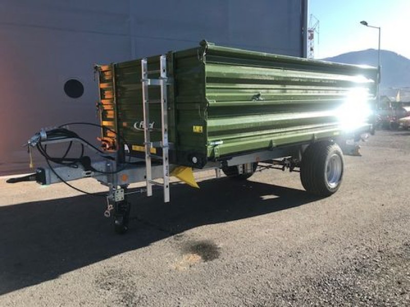 Kipper typu Fliegl Einachs-Dreiseitenkipper EDK 60 Fox 4x2m 6to, Neumaschine v Tamsweg (Obrázek 3)