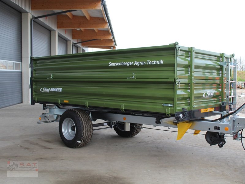 Kipper vrste Fliegl Einachs-Dreiseitenkipper EDK 60 FOX, Neumaschine v Eberschwang (Slika 1)