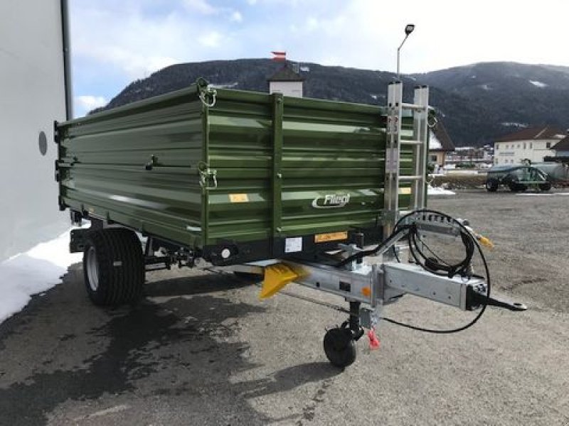 Kipper van het type Fliegl Einachs-Dreiseitenkipper EDK 70 Fox 4,00x2,22m, Neumaschine in Tamsweg (Foto 5)