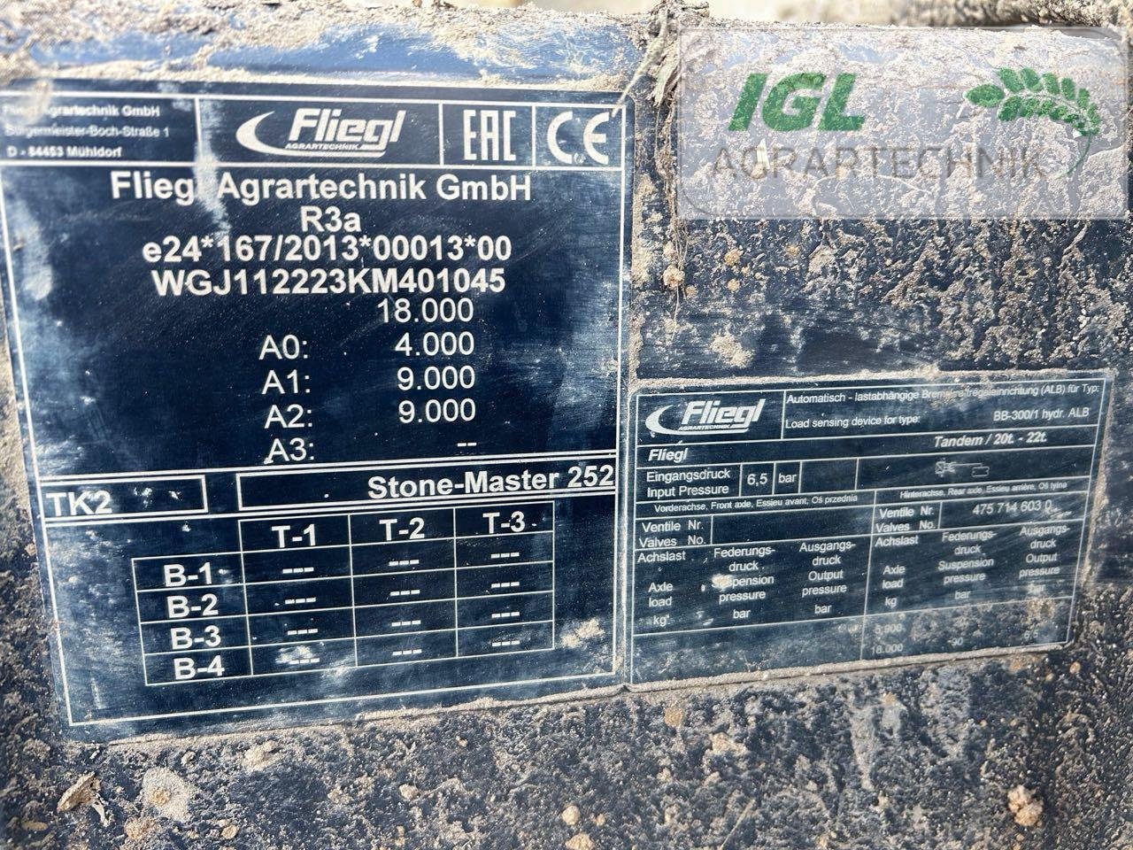 Kipper typu Fliegl Stone Master 252, Gebrauchtmaschine v Nabburg (Obrázek 6)