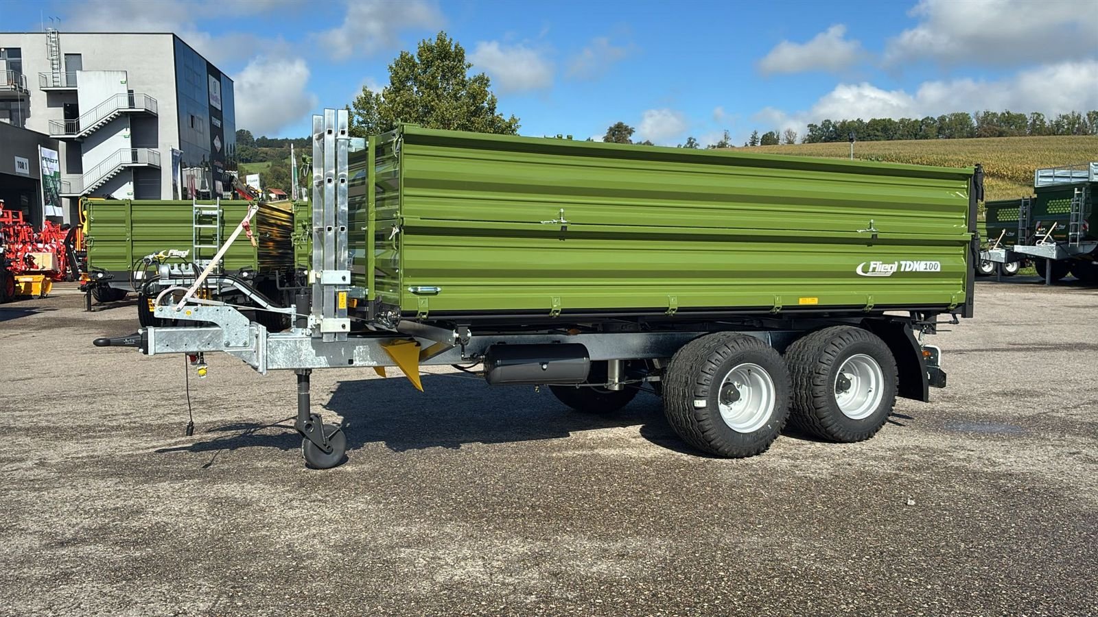 Kipper des Typs Fliegl TDK 100 VR FOX, Neumaschine in Wallern (Bild 2)