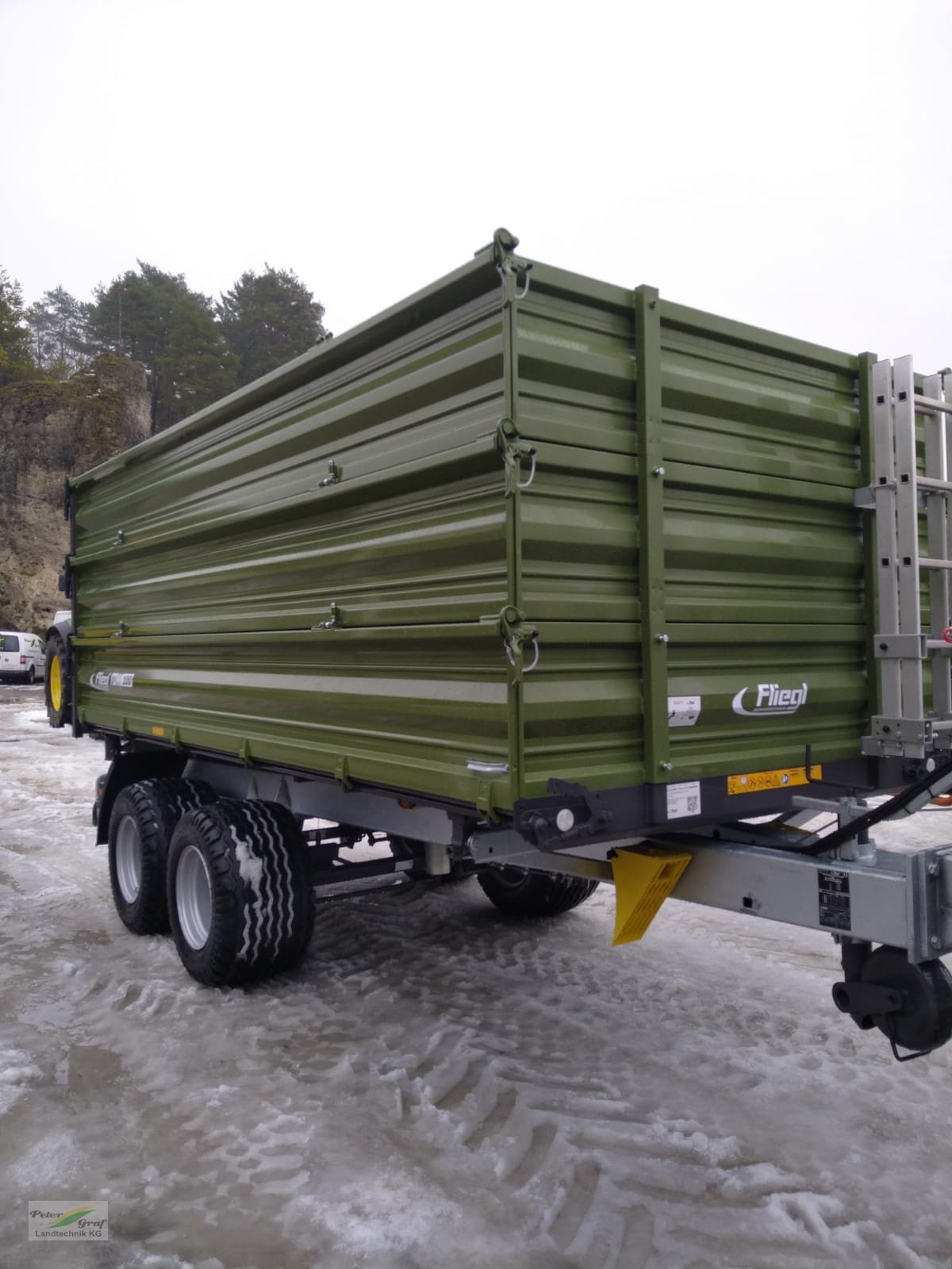 Kipper του τύπου Fliegl TDK 100 VR Fox, Neumaschine σε Pegnitz-Bronn (Φωτογραφία 2)