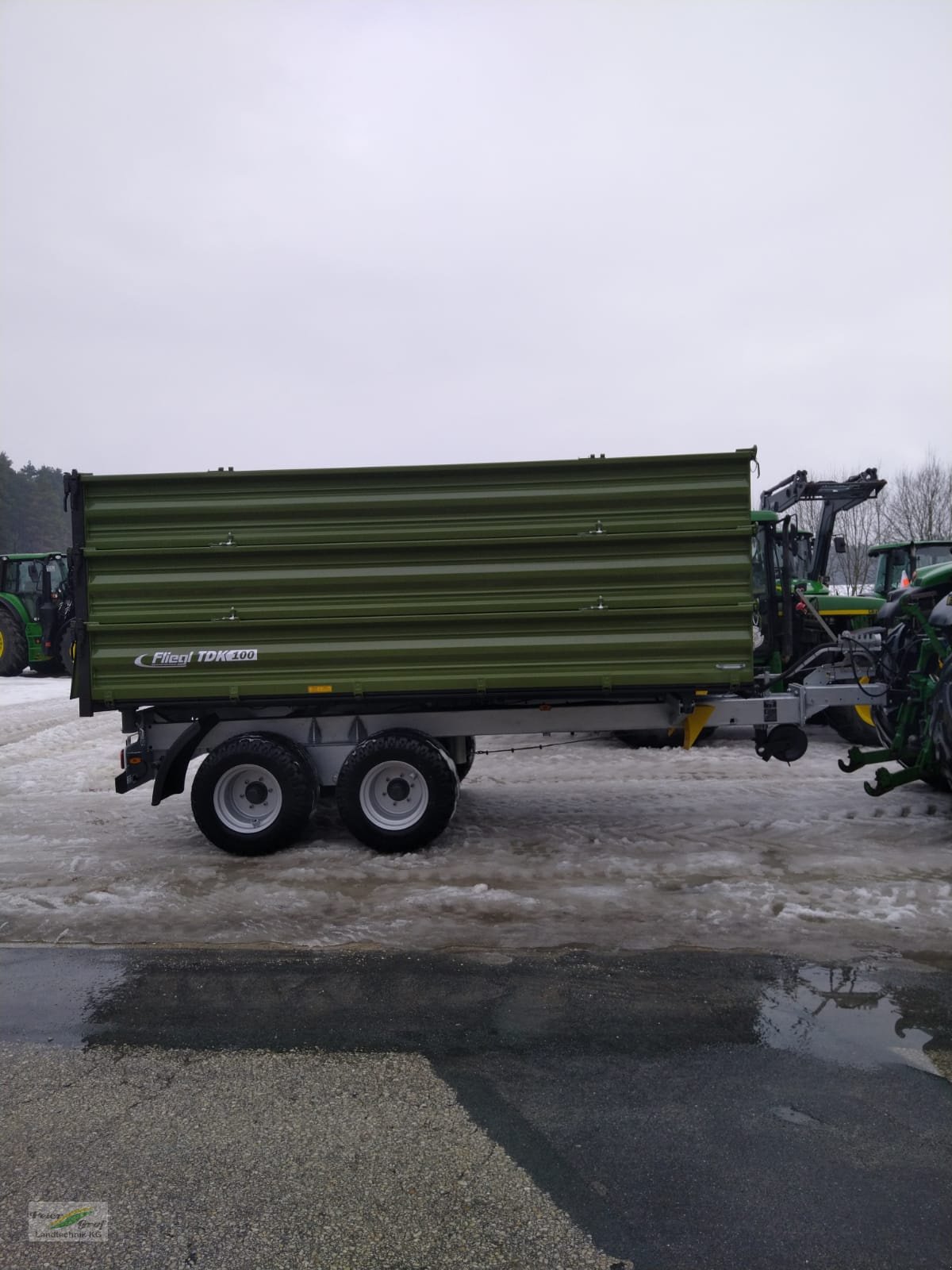 Kipper του τύπου Fliegl TDK 100 VR Fox, Neumaschine σε Pegnitz-Bronn (Φωτογραφία 3)