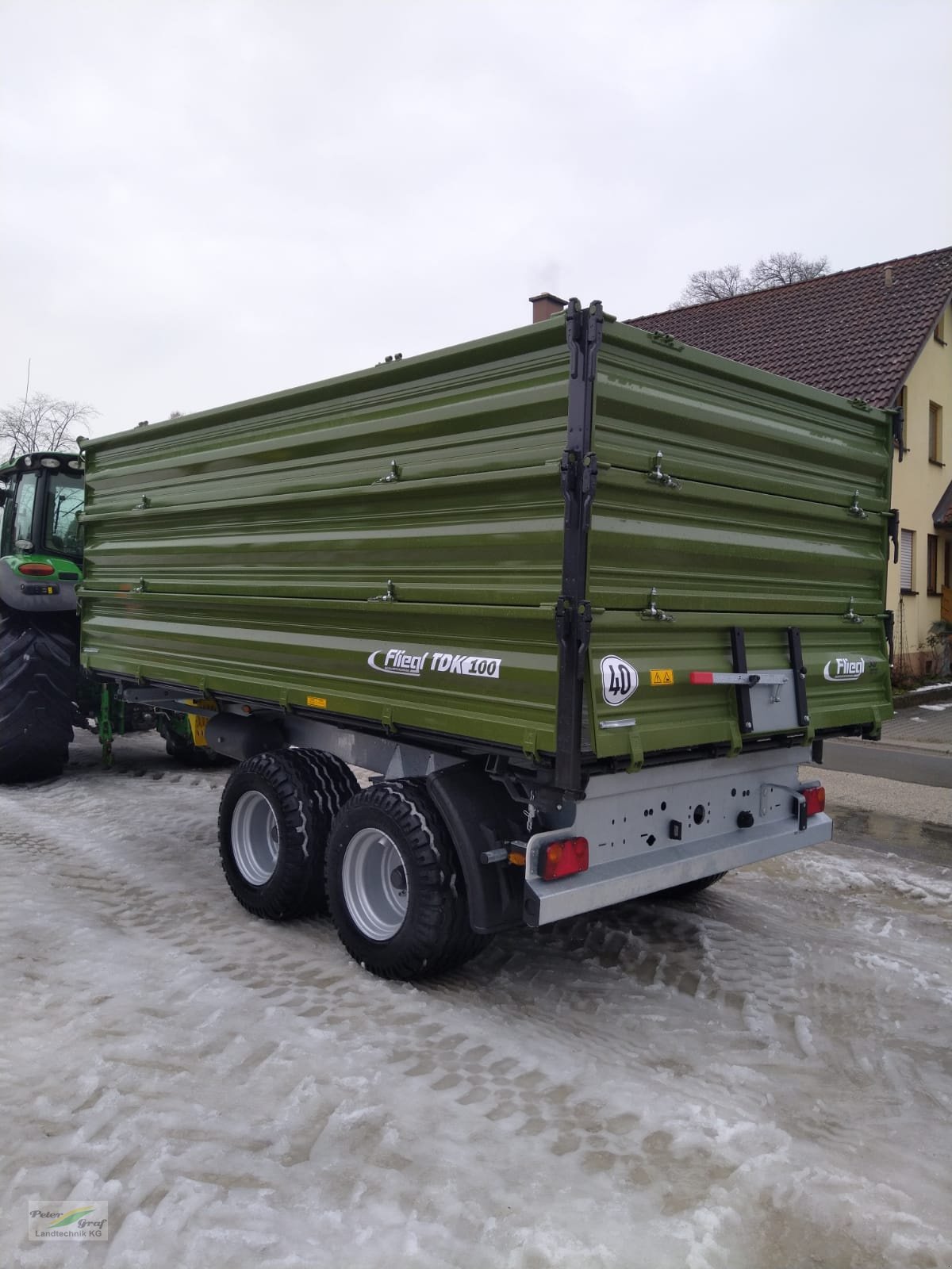 Kipper του τύπου Fliegl TDK 100 VR Fox, Neumaschine σε Pegnitz-Bronn (Φωτογραφία 4)