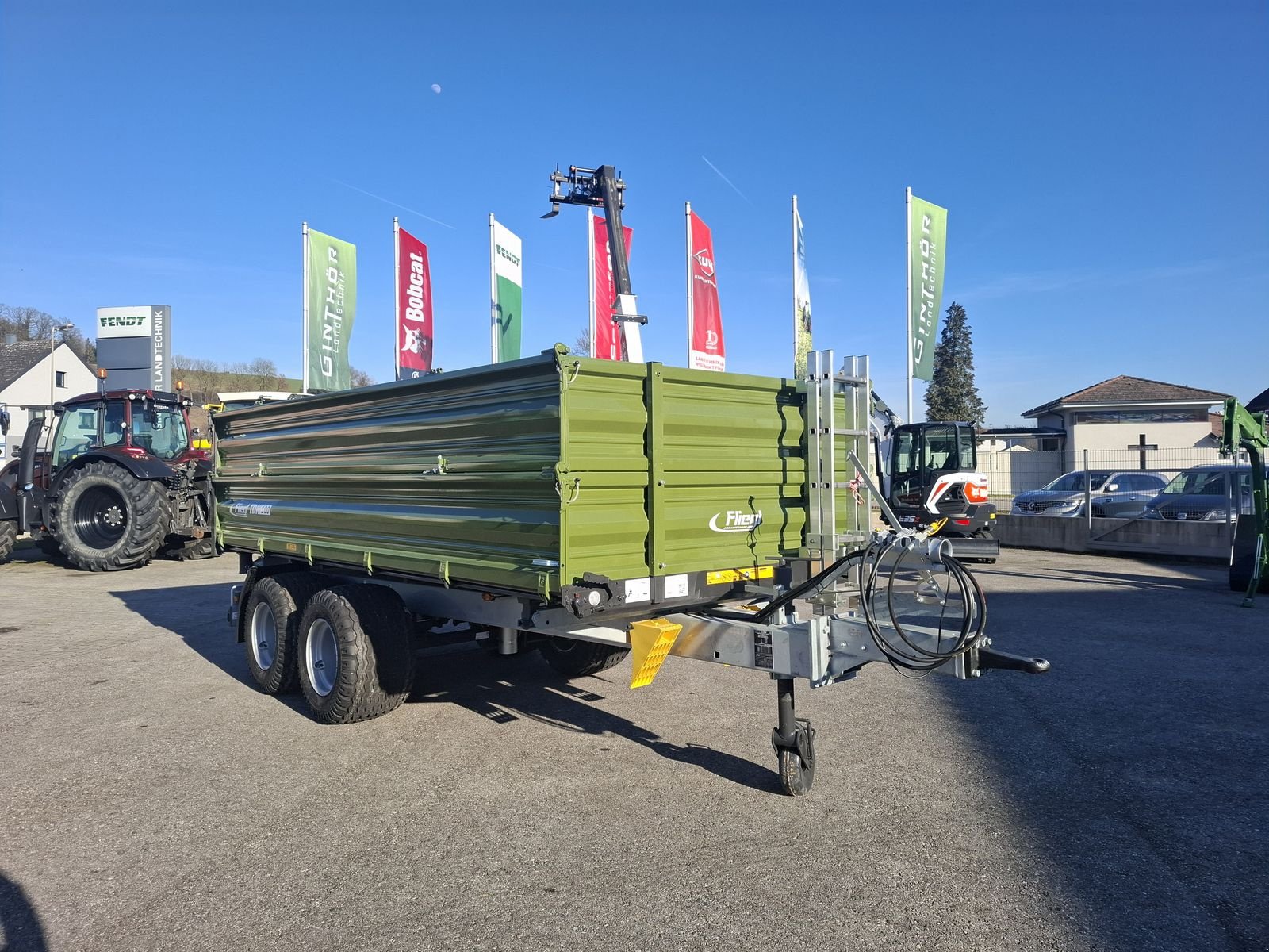 Kipper του τύπου Fliegl TDK 100, Gebrauchtmaschine σε Saxen (Φωτογραφία 2)