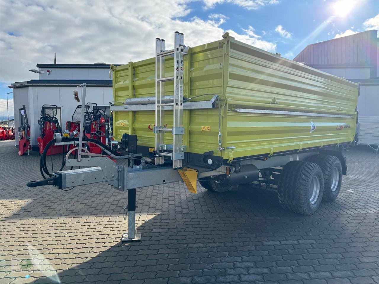 Kipper of the type Fliegl TDK 110-88, Neumaschine in Steinwiesen (Picture 9)