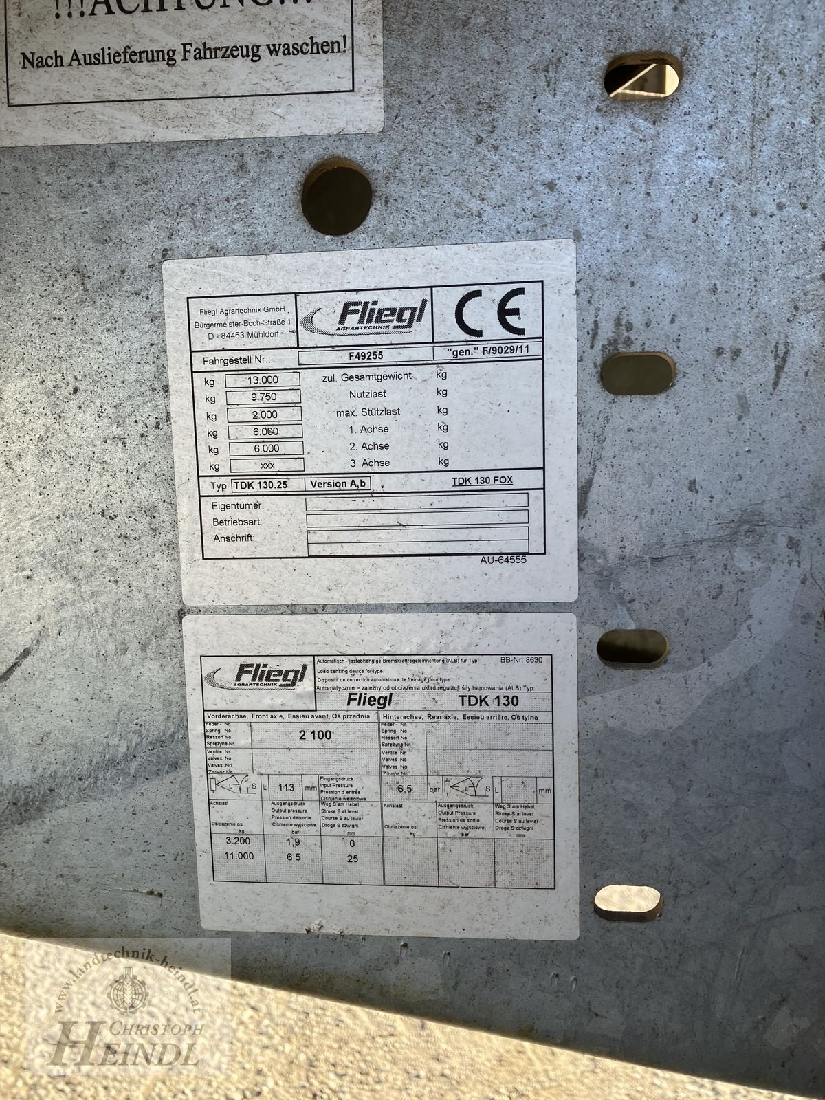 Kipper του τύπου Fliegl TDK 130 FOX, Gebrauchtmaschine σε Stephanshart (Φωτογραφία 7)