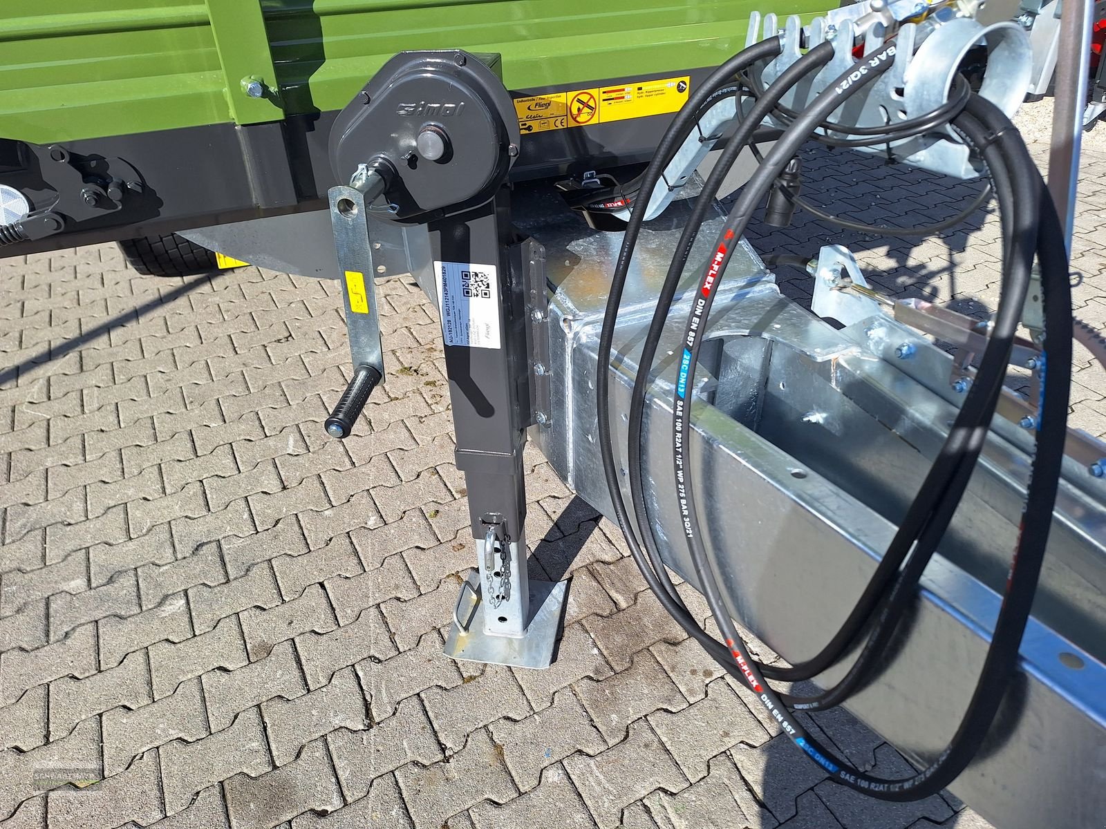 Kipper des Typs Fliegl TDK 140 FOX 3x600, Neumaschine in Aurolzmünster (Bild 10)