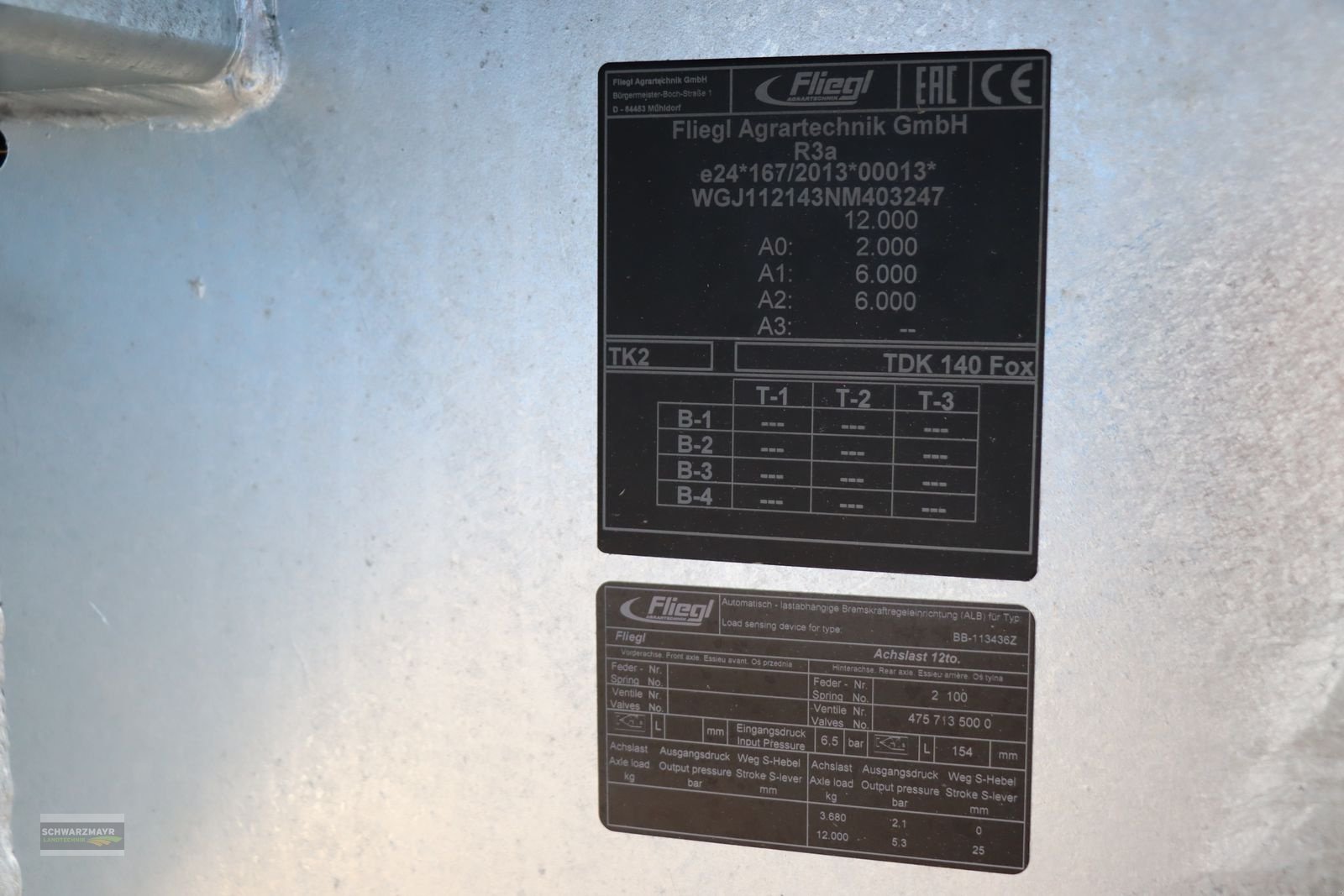 Kipper typu Fliegl TDK 140 FOX 3x600, Neumaschine v Gampern (Obrázek 26)