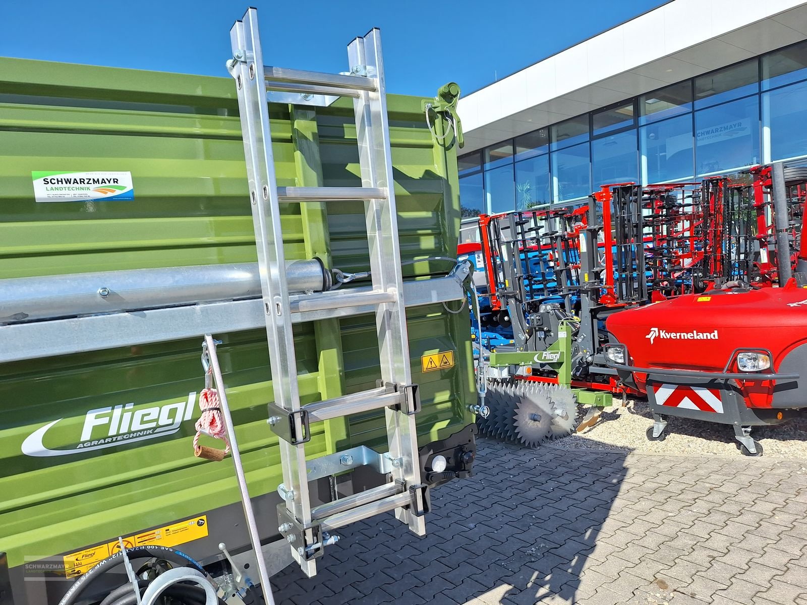 Kipper Türe ait Fliegl TDK 140 FOX, Neumaschine içinde Aurolzmünster (resim 14)