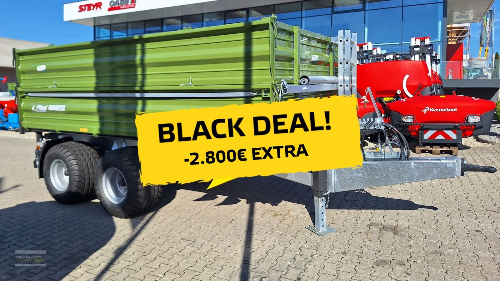 Kipper Türe ait Fliegl TDK 140 FOX, Neumaschine içinde Aurolzmünster (resim 2)