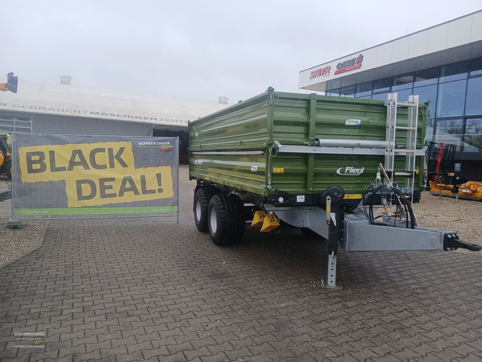 Kipper Türe ait Fliegl TDK 140 FOX, Neumaschine içinde Aurolzmünster (resim 1)