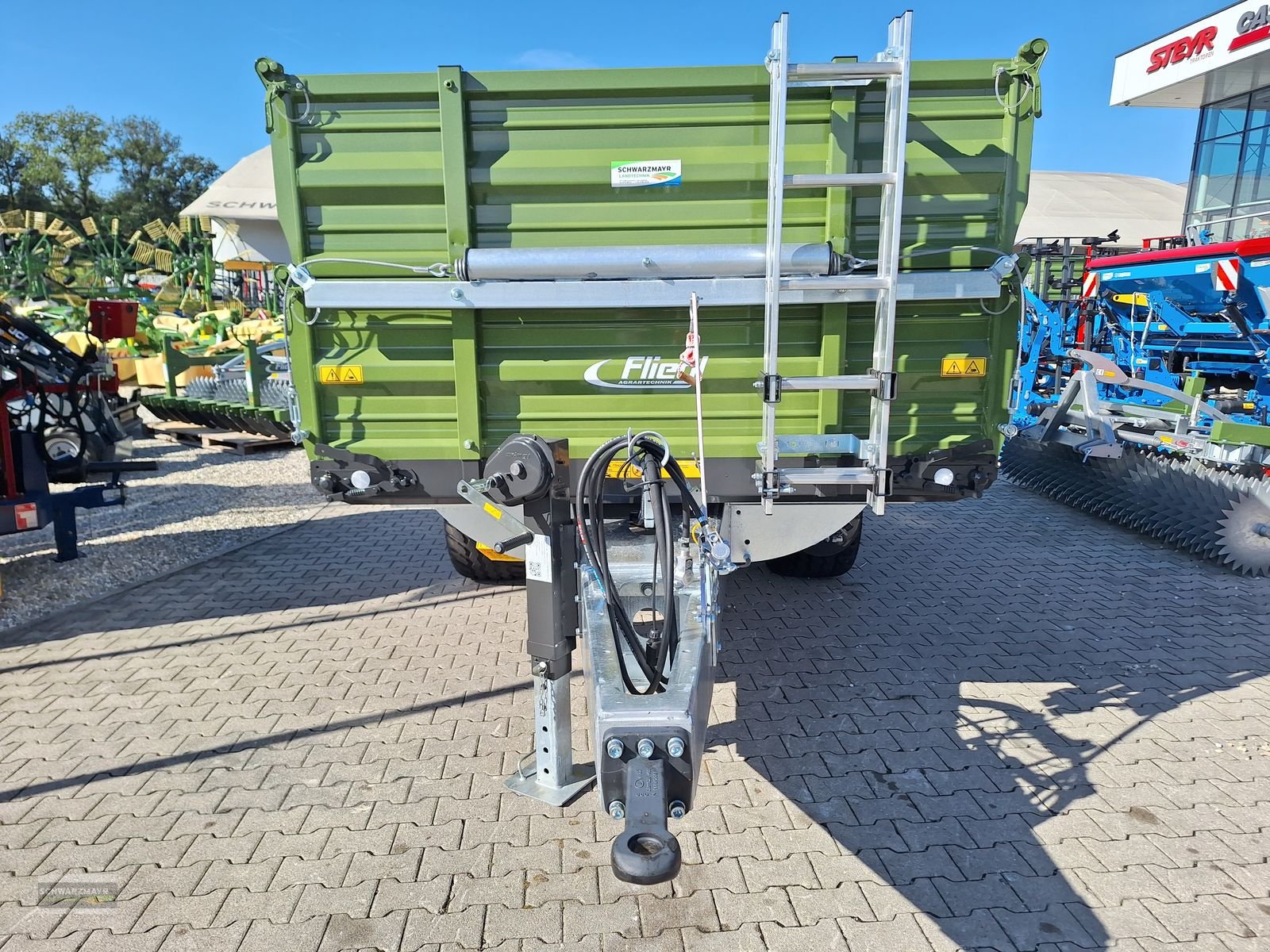 Kipper Türe ait Fliegl TDK 140 FOX, Neumaschine içinde Aurolzmünster (resim 11)