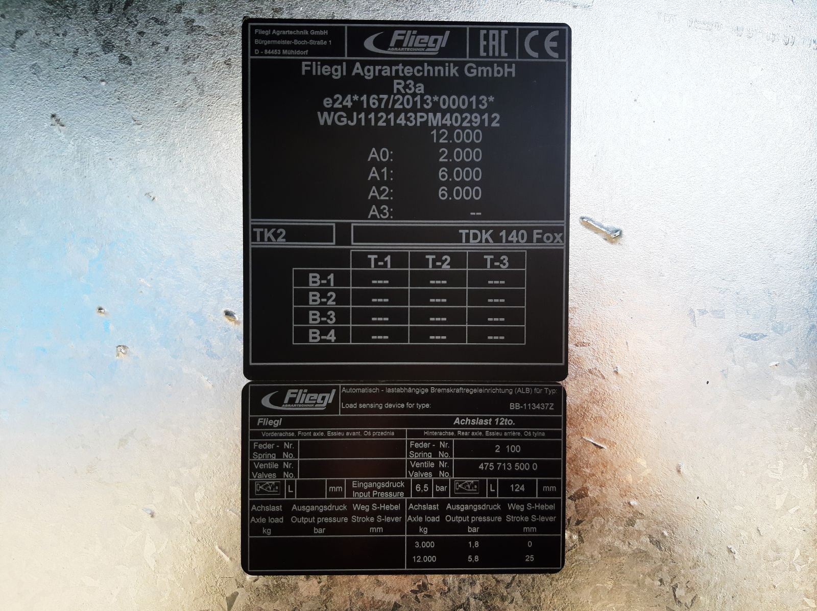 Kipper του τύπου Fliegl TDK 140 FOX, Vorführmaschine σε Schlitters (Φωτογραφία 18)