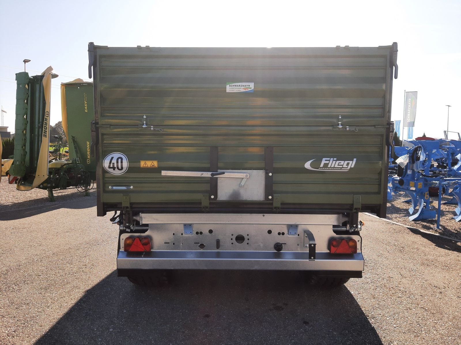 Kipper Türe ait Fliegl TDK 140 FOX, Vorführmaschine içinde Schlitters (resim 16)