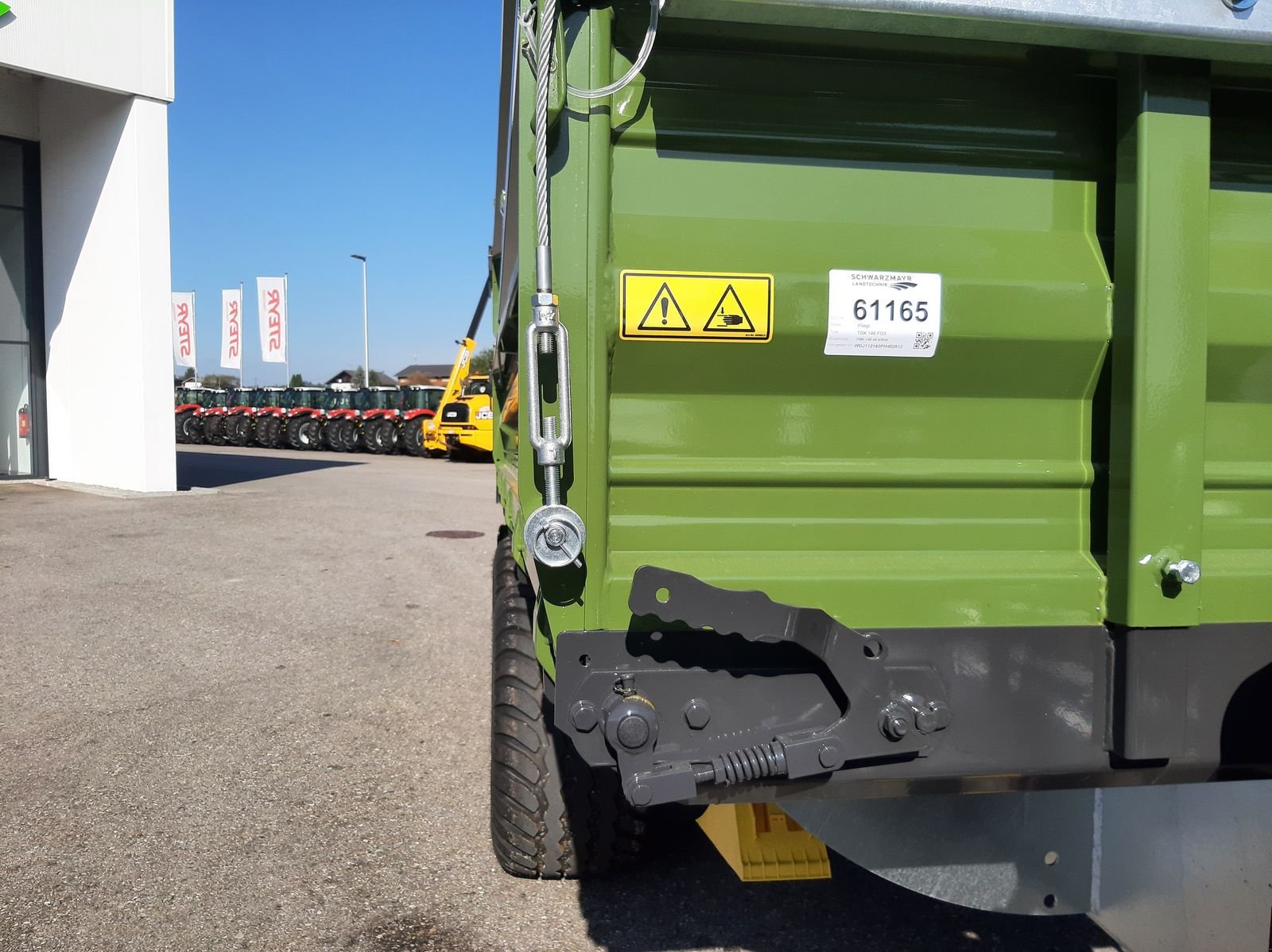 Kipper Türe ait Fliegl TDK 140 FOX, Vorführmaschine içinde Schlitters (resim 14)