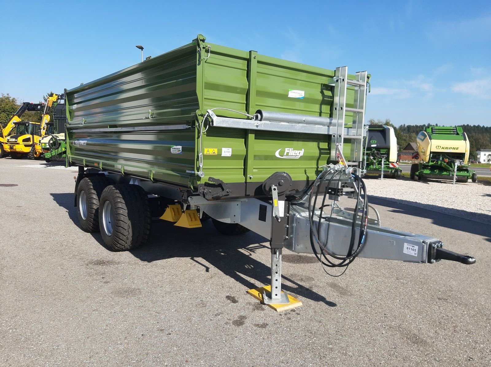 Kipper Türe ait Fliegl TDK 140 FOX, Vorführmaschine içinde Schlitters (resim 4)