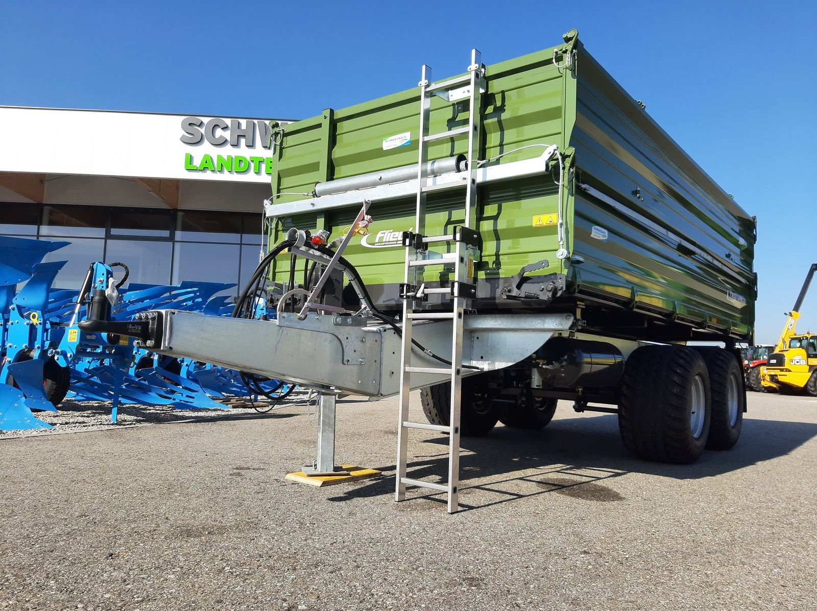 Kipper Türe ait Fliegl TDK 140 FOX, Vorführmaschine içinde Schlitters (resim 11)