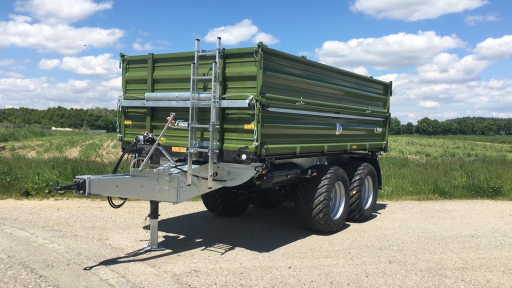 Kipper του τύπου Fliegl TDK 140, Neumaschine σε Rennertshofen (Φωτογραφία 1)