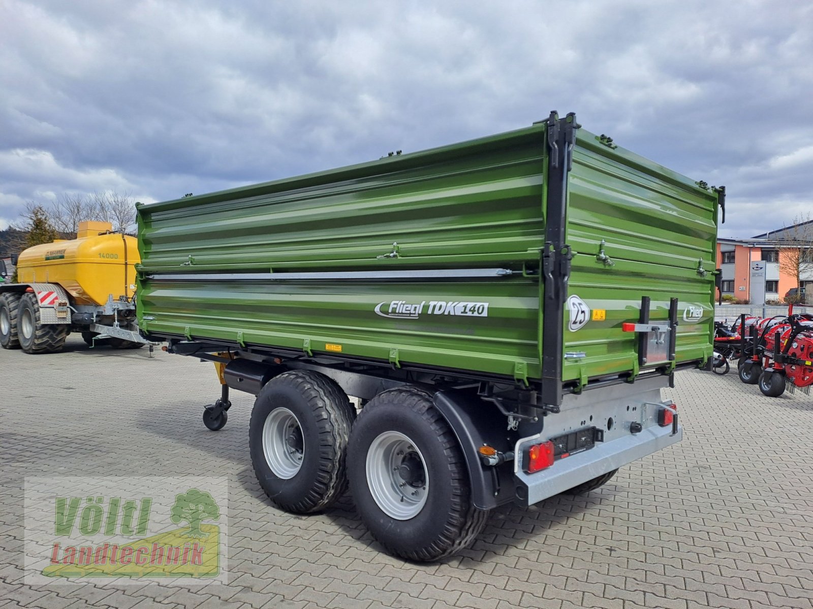 Kipper του τύπου Fliegl TDK 140, Gebrauchtmaschine σε Hutthurm bei Passau (Φωτογραφία 5)