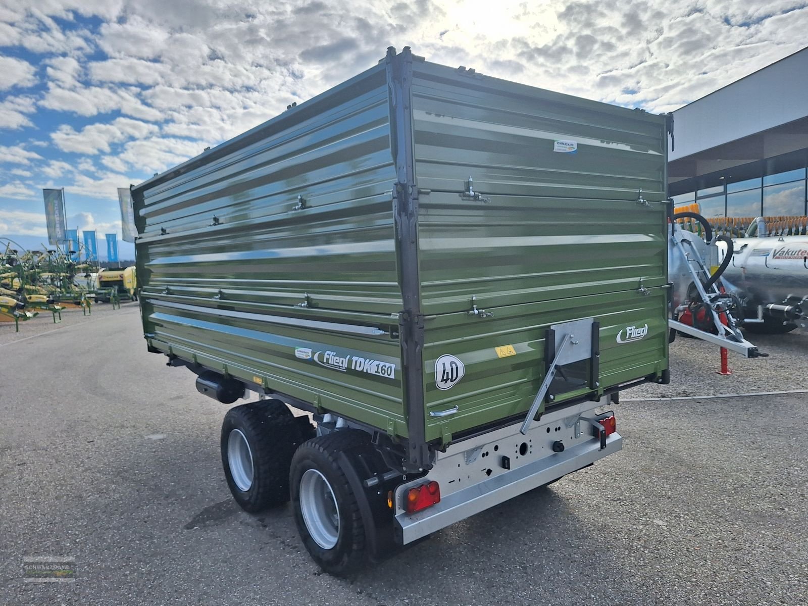 Kipper typu Fliegl TDK 160 3x600, Vorführmaschine v Gampern (Obrázek 8)