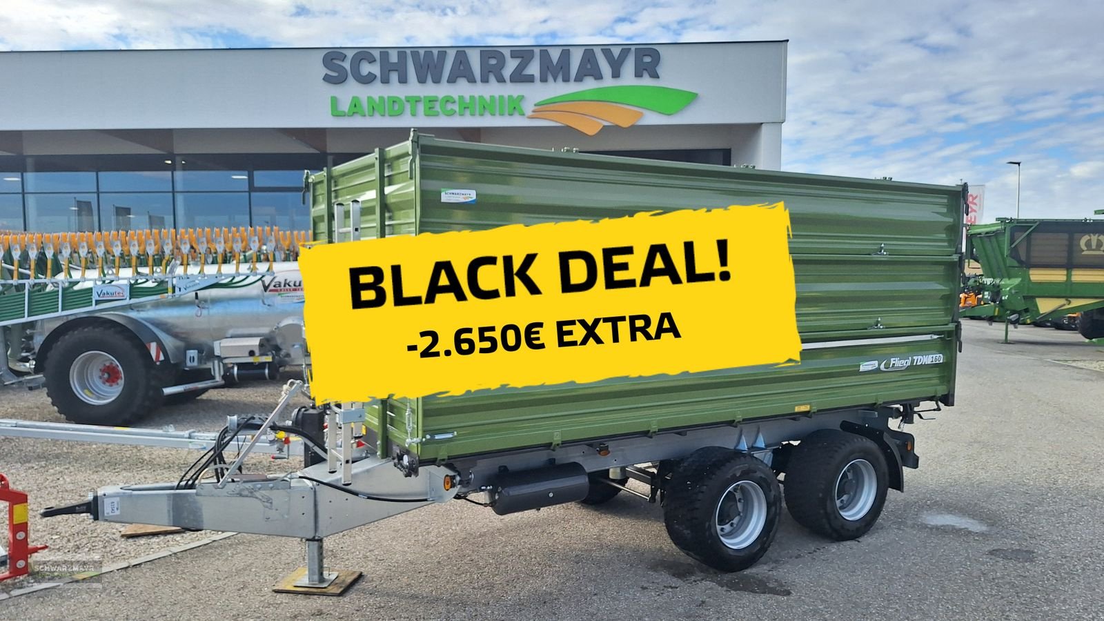 Kipper typu Fliegl TDK 160 3x600, Vorführmaschine v Gampern (Obrázek 2)