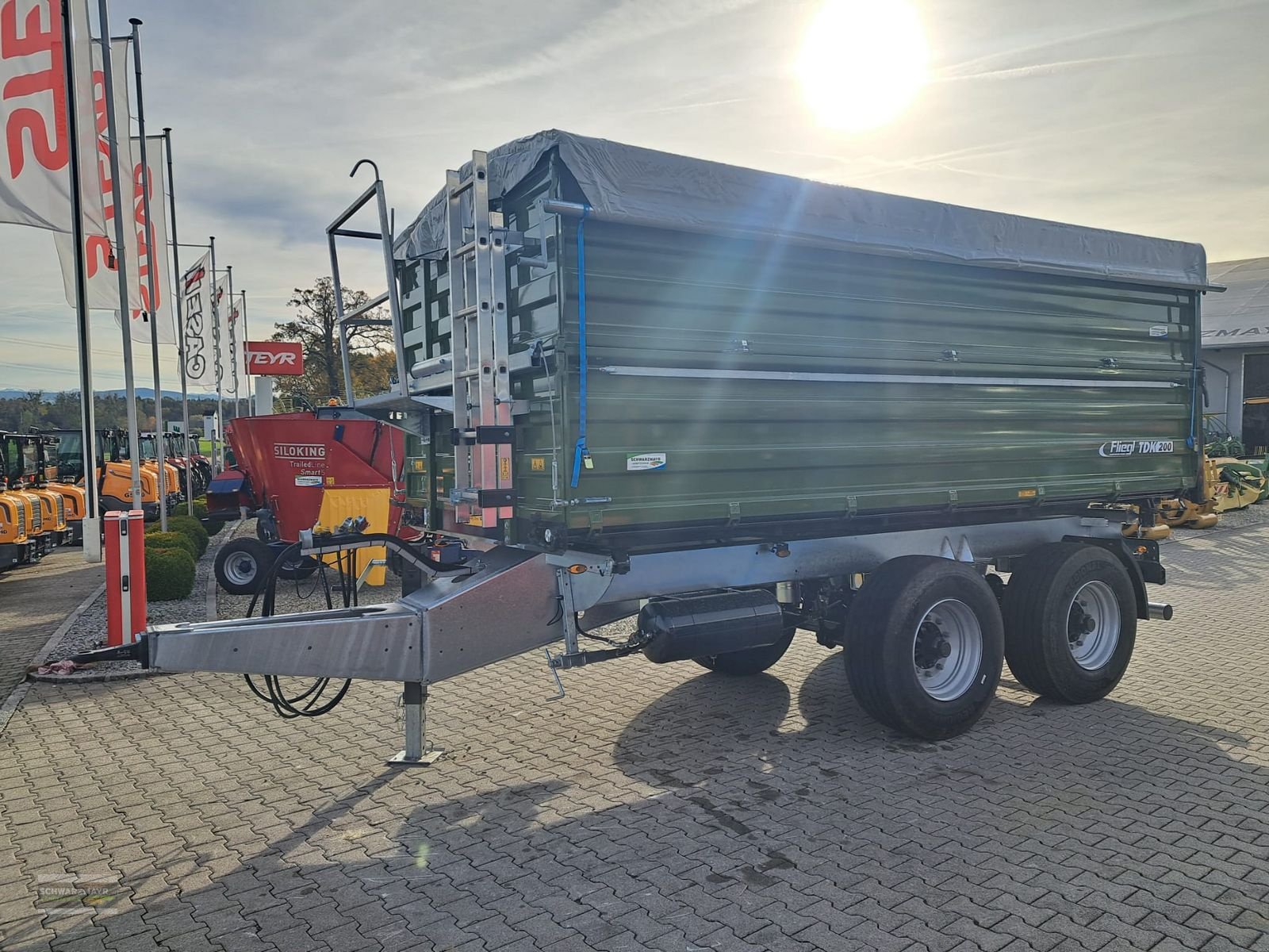 Kipper a típus Fliegl TDK 200 Fox, Neumaschine ekkor: Aurolzmünster (Kép 7)