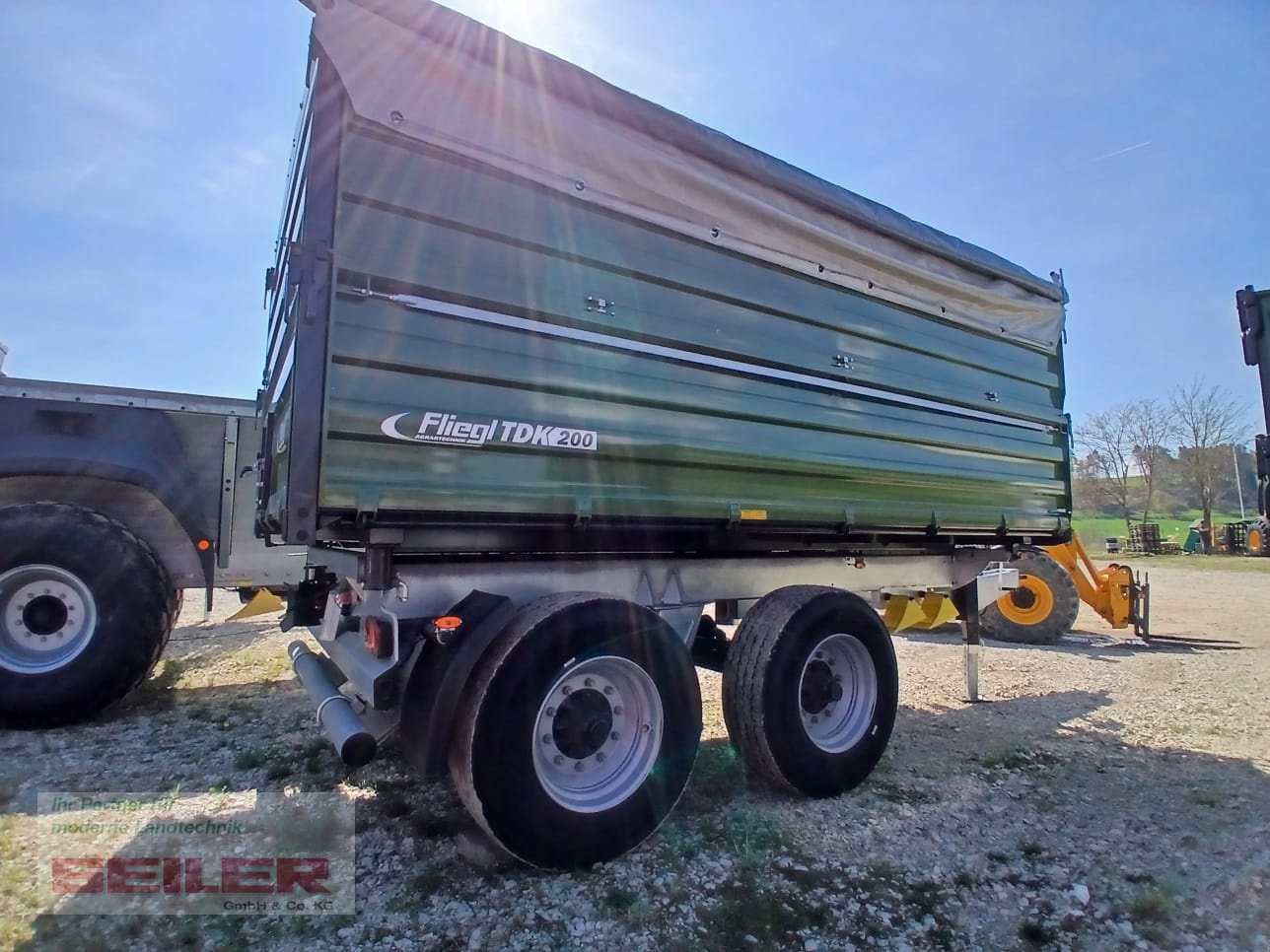 Kipper tip Fliegl TDK 200 FOX, Neumaschine in Burghaslach (Poză 5)