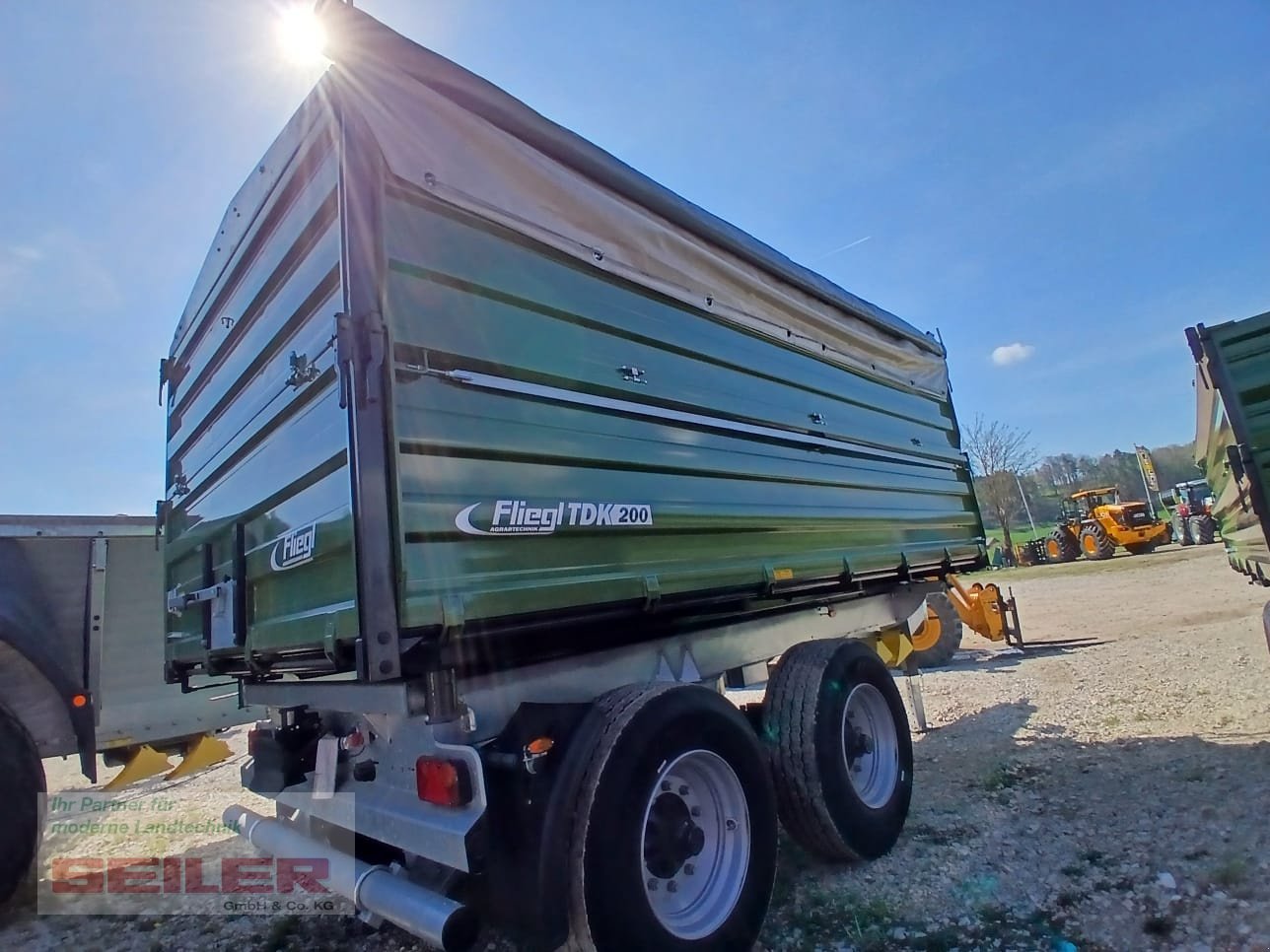 Kipper tip Fliegl TDK 200 FOX, Neumaschine in Burghaslach (Poză 7)
